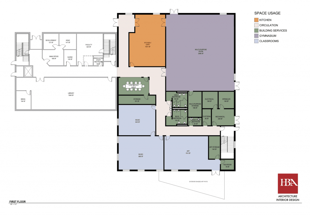 VBFS First Floor Rendering