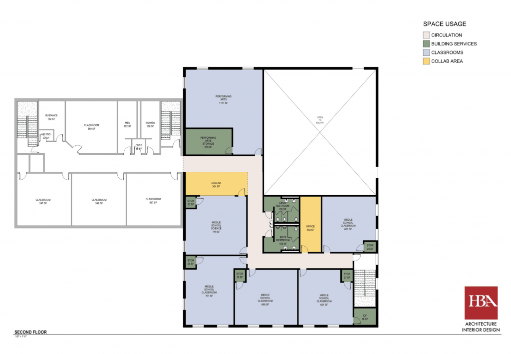 VBFS Second Floor Rendering